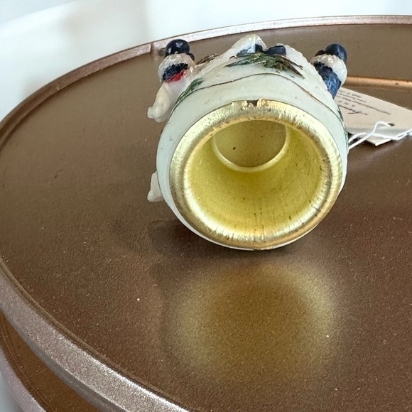 Home‎ Interiors Resin Happy Snowman Candle Snuffer - Picture 4 of 9